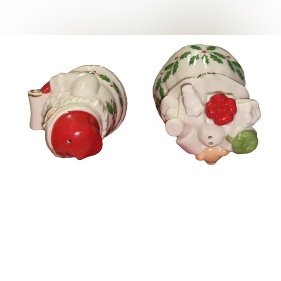 Brand New Lenox “Checking It Twice” Salt & Pepper Shakers Christmas Santa - Picture 6 of 8
